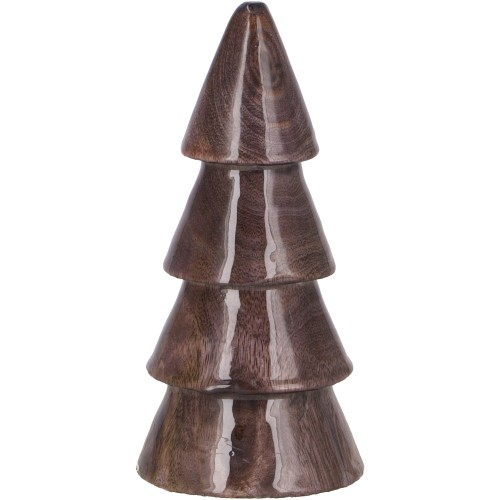 Holz Tanne Erol braun D7,5cm H17cm